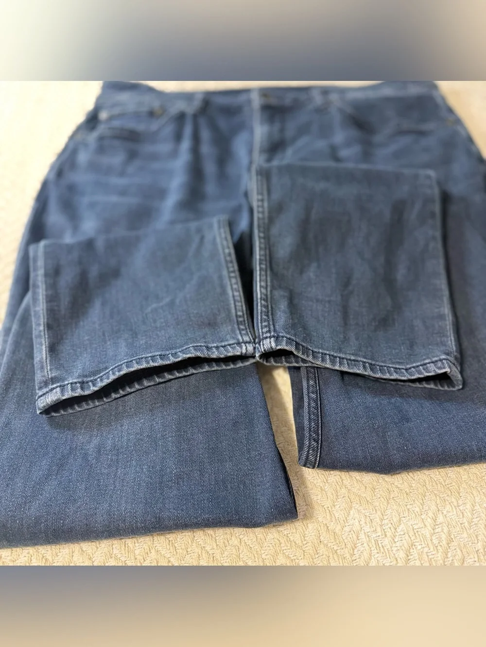 Rag & Bone Fit 3 Athletic Tapered Jeans 34x32 Kendall Blue Wash